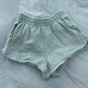 Spiritual Gangster Light Blue Fleece Shorts